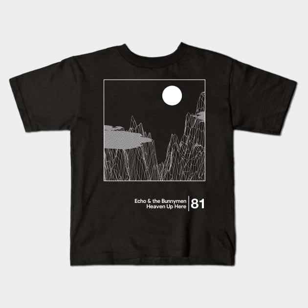 Heaven Up Here / Minimal Style Graphic Artwork Design Kids T-Shirt by saudade